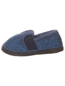Pantoffels donkerblauw/antraciet