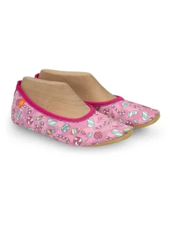 Pantoffels "Happy" lichtroze