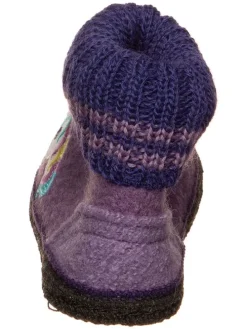 Pantoffels "Kauns" paars/donkerblauw