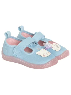 Pantoffels lichtblauw