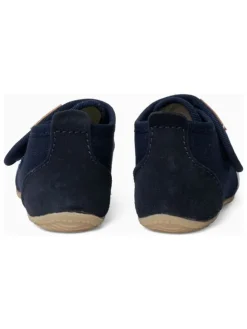Pantoffels "Sigi Streifchen" donkerblauw/lichtblauw