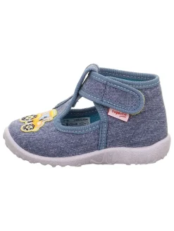 Pantoffels "Spotty" donkerblauw