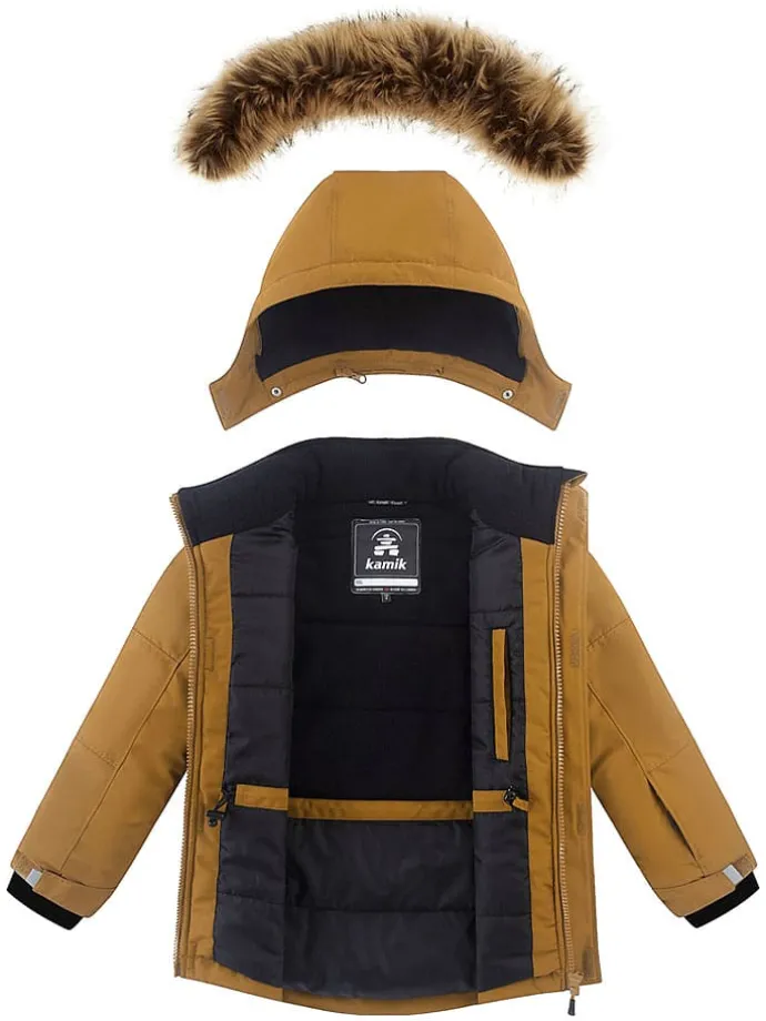 Parka ''Enzo'' okergeel