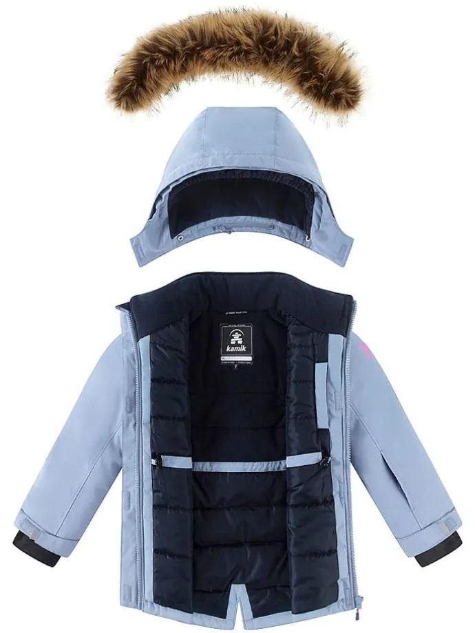 Parka ''Hedda'' blauw/paars