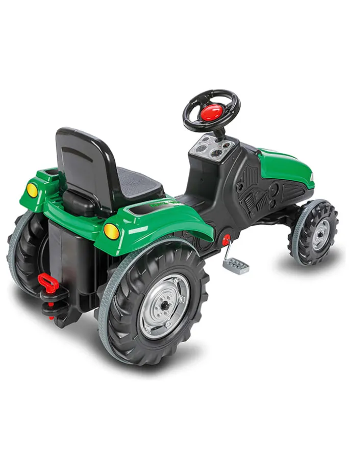 Pedaaltractor "Big Wheel" groen - vanaf 3 jaar