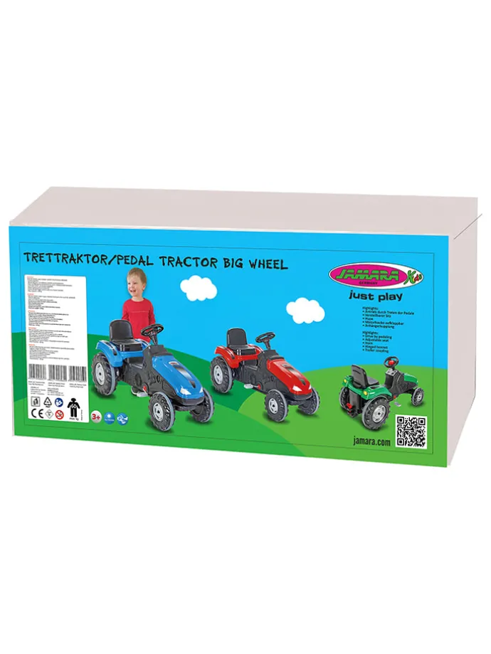 Pedaaltractor "Big Wheel" groen - vanaf 3 jaar