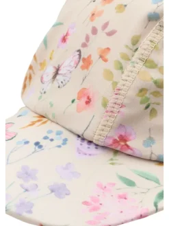 Pet met nekbescherming beige/meerkleurig