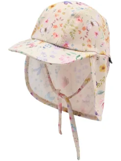 Pet met nekbescherming beige/meerkleurig