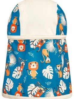 Pet met nekbescherming blauw/meerkleurig