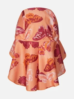 Pet met nekbescherming "Mustekala" oranje