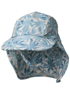 Pet met nekbescherming "Tonga" beige/blauw