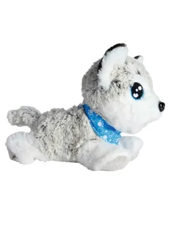 Pluchen dier "Happy Husky" grijs - vanaf 3 jaar