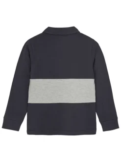 Poloshirt antraciet/grijs