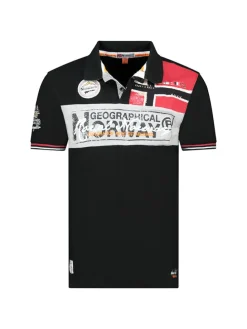 Poloshirt "Kidney" zwart