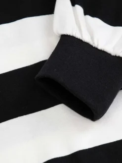 Poloshirt zwart/wit