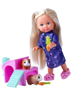 Pop "Evi Guinea Pigs" met accessoires - vanaf 3 jaar
