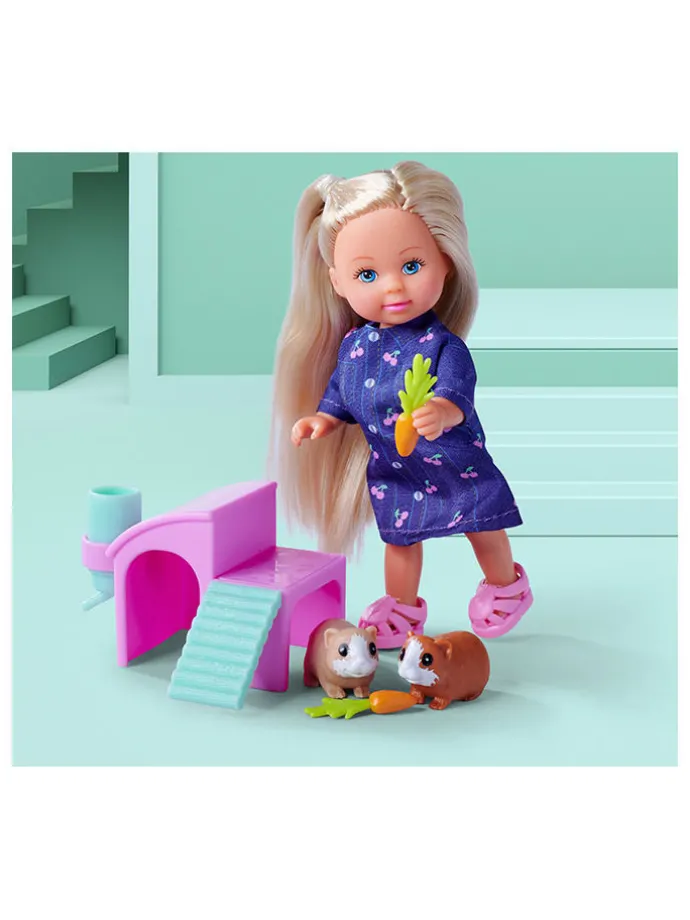 Pop "Evi Guinea Pigs" met accessoires - vanaf 3 jaar