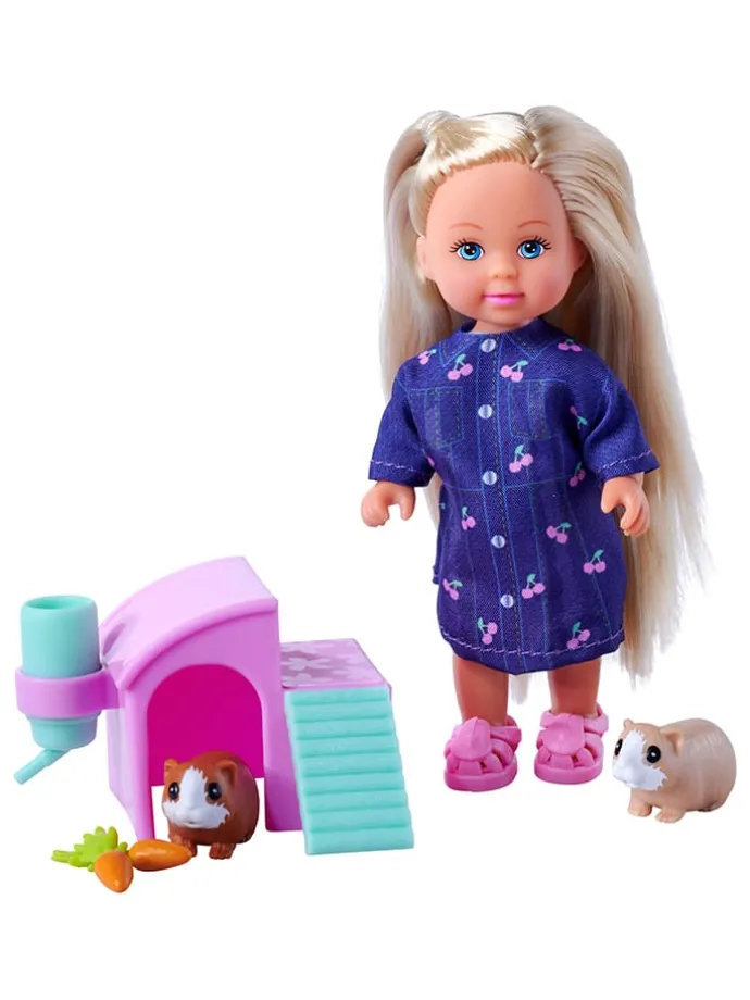Pop "Evi Guinea Pigs" met accessoires - vanaf 3 jaar