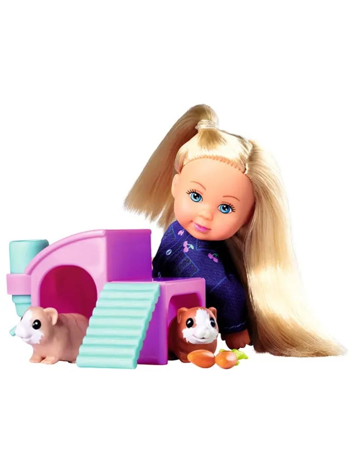 Pop "Evi Guinea Pigs" met accessoires - vanaf 3 jaar