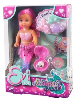 Pop "Evi Love Mermaid Pearl" met accessoires - vanaf 3 jaar