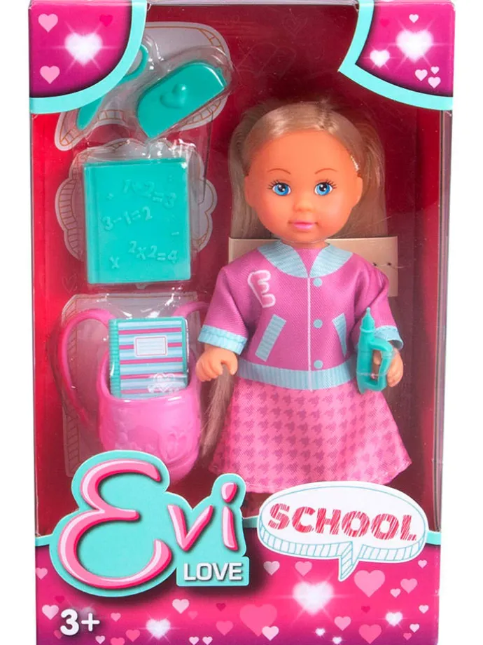 Pop "Evi Love Schooll" met accessoires - vanaf 3 jaar