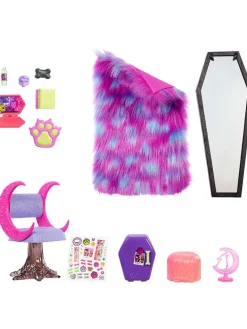 Poppenhuisaccessoires "Monster High - Clawdeen" - vanaf 4 jaar