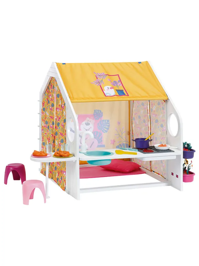 Poppenhuis "BABY born Weekend House" geel - vanaf 3 jaar