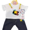Poppenoutfit "Dolly Moda Jeans + Shirt" meerkleurig - vanaf 3 jaar