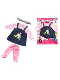 Poppenoutfit "Eenhoorn " - vanaf 3 jaar