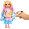 Pop "Rainbow High Watercolor & Create - brown eyes'' - vanaf 4 jaar