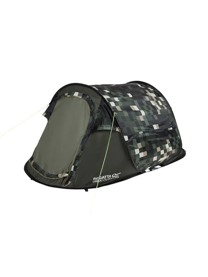 Pop-up tent "Malawi II" kaki - (L)220 x (B)90 x (H)120 cm