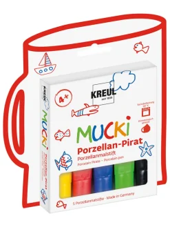 Porseleinverfmarkers - 5 stuks - vanaf 4 jaar