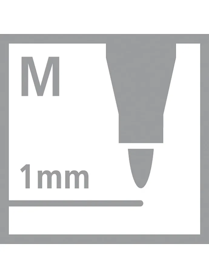 Premium viltstiften "STABILO Pen 68 Mini -#mySTABILOdesign Edition" - 12 stuks