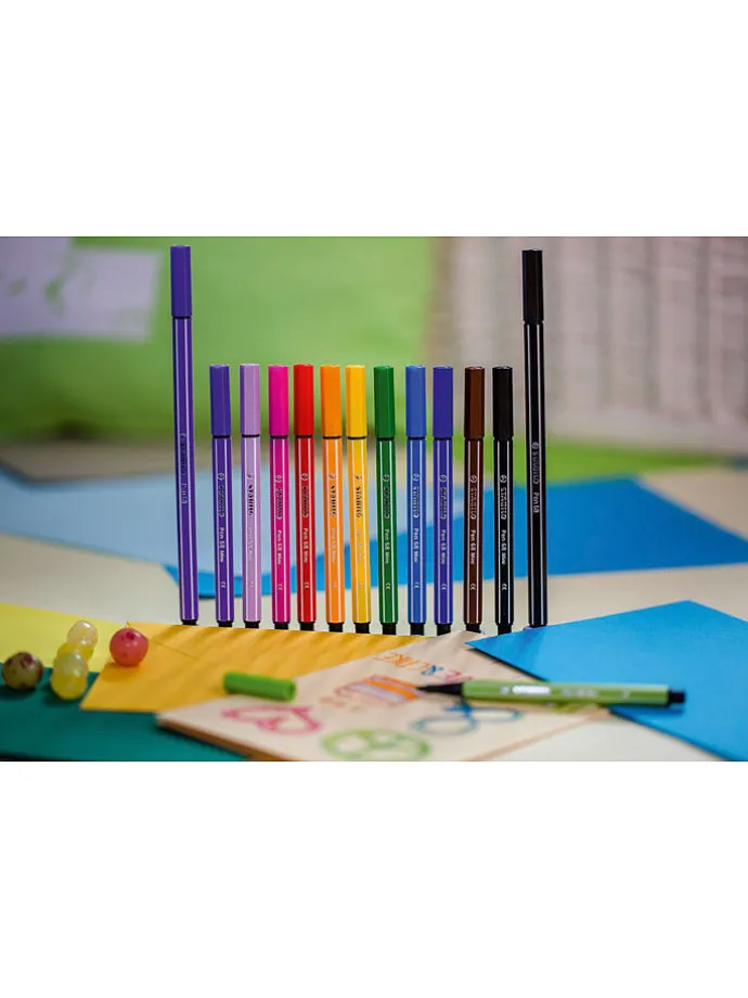 Premium viltstiften "STABILO Pen 68 Mini" - 18 stuks