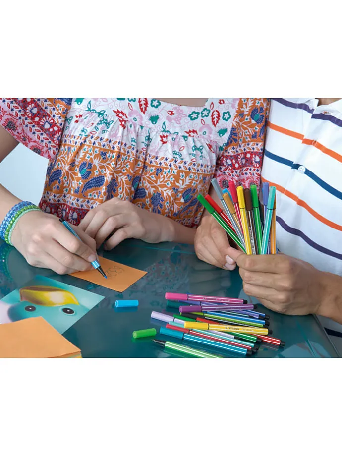 Premium viltstiften "STABILO Pen 68 Mini" - 18 stuks