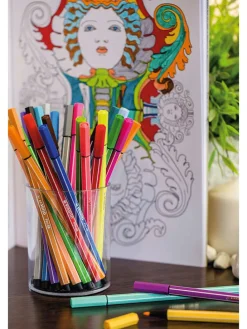 Premium viltstiften "STABILO Pen68 Colorparade" - 10 stuks