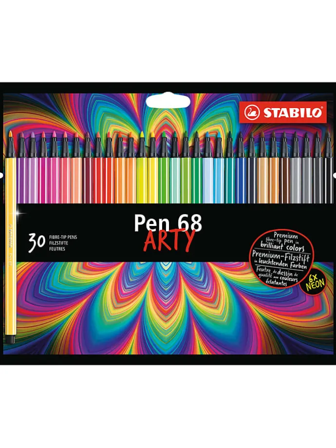 Premium viltstiften "STABILO Pen 68 - Arty" - 30 stuks