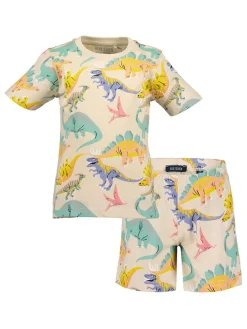 Pyjama beige/meerkleurig