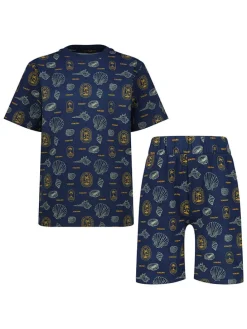 Pyjama "Wasea" donkerblauw