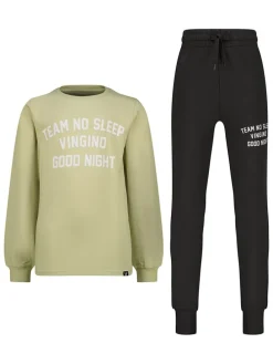 Pyjama "Werit" kaki/zwart