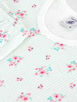 Pyjama wit/groen