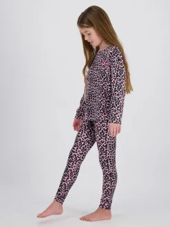 Pyjama zwart/lichtroze