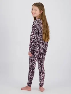 Pyjama zwart/lichtroze