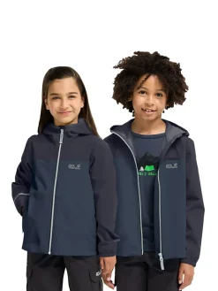 Regenjas "Adventuretribe" donkerblauw