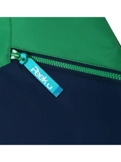 Regenjas "Axel" groen/donkerblauw