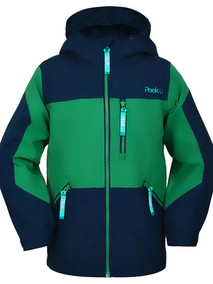 Regenjas "Axel" groen/donkerblauw