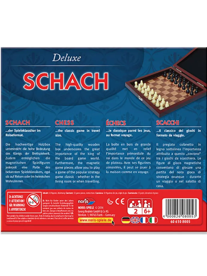 Reisspel "Schaken Deluxe" - vanaf 6 jaar