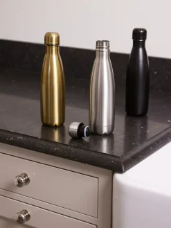 Roestvrijstalen drinkfles "Olle" goudkleurig - 500 ml