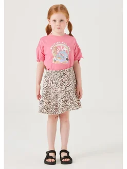 Rok beige/zwart