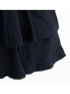 Rok donkerblauw